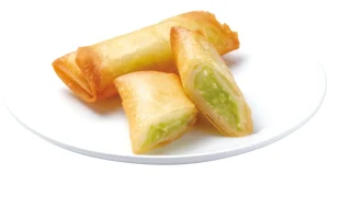 はま寿司が「パリパリずんだ春巻」を販売中。