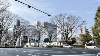 勾当台公園周辺で風景に変化がありました。