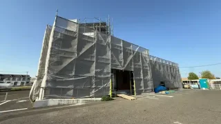 【太白区】郡山の『ラーメン一蘭 長町インター店』の建設現場の様子。