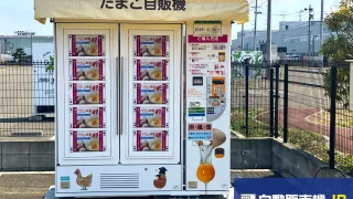 多賀城市に冷蔵ロッカー型「卵自動販売機」が登場したみたい。