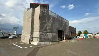 【太白区】郡山の『ラーメン一蘭 長町インター店』の建設現場の様子。(2026年5月13日時点)