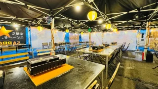 長町に市場型海鮮BBQイベントが期間限定オープン。