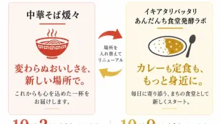 【若林区】『中華そば煖々』と『あんだんち食堂発酵ラボ』が、出店場所を交換！2026年10月上旬を目処に。