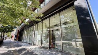 南町通りに12月オープン予定のお店があるみたい。